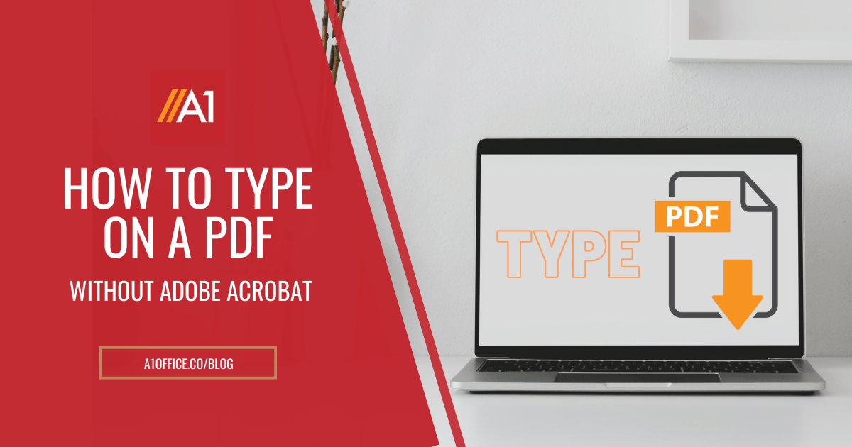 How to type on a pdf without Adobe Acrobat