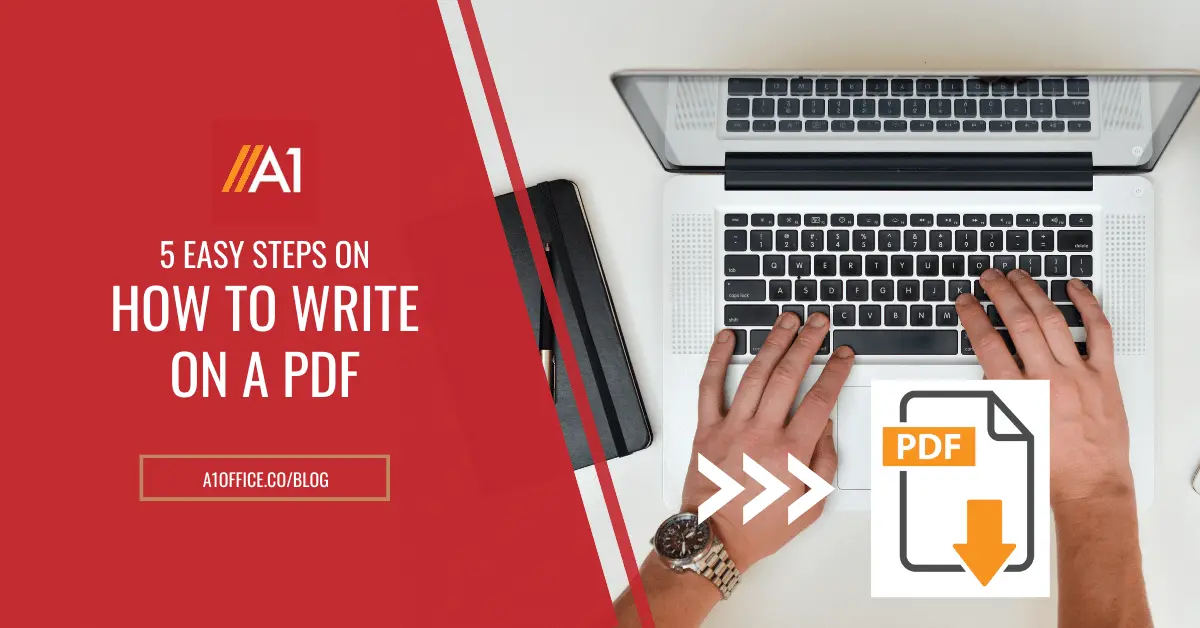 How to write on a pdf: 5 Easy steps