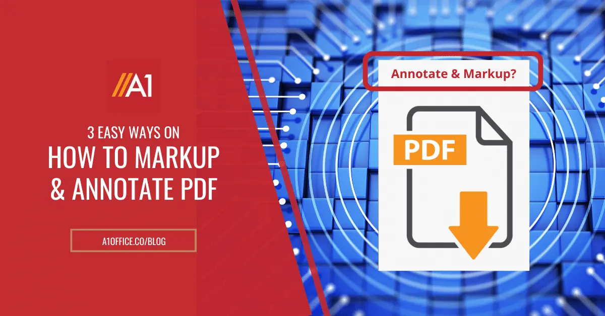 How to Markup & Annotate PDF in 3 Easy Methods